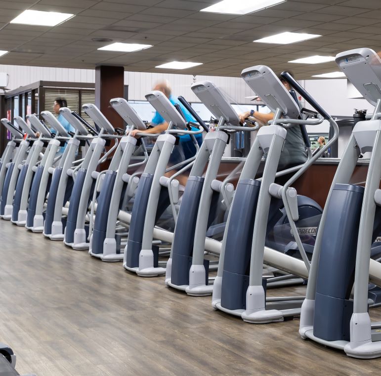 Cardio Equipment at the gym at CCAC